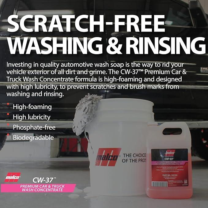 Malco CW-37 Premium Car Wash Concentrate