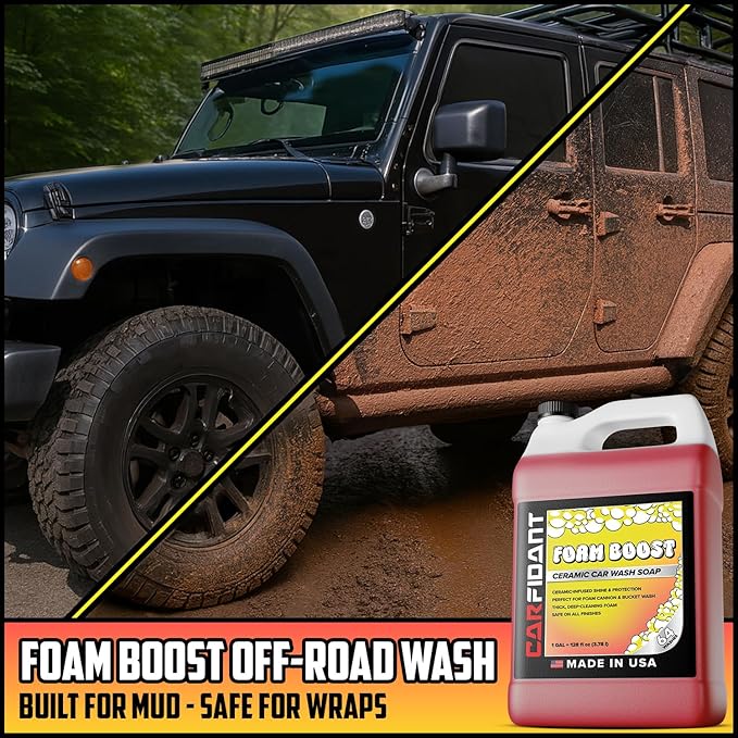 Foam Boost Off-Road & ATV Wash Soap – Heavy Duty pH-Balanced Car Wash