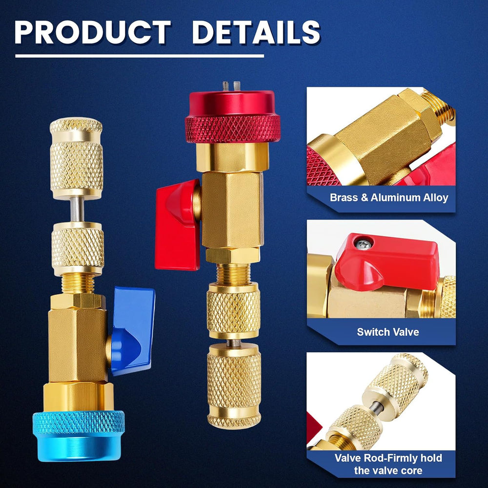 AC Valve Core Removal Tool, Automotive Air Conditioning Valve Core Remover In...