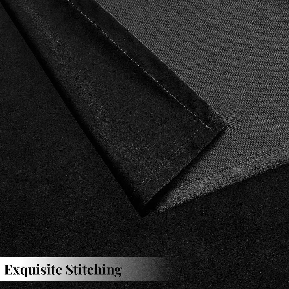 Gothic Black Velvet Tablecloths Rectangular: Halloween Luxury Table Cloth