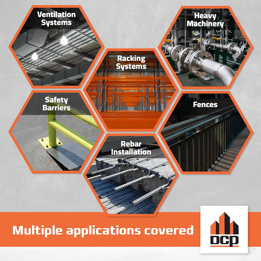 DCP Quickmast AE15 Concrete Epoxy for Rebar and Rods 12-Pack – High-Strength ...