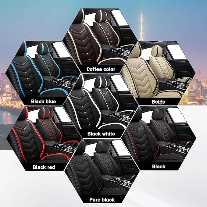 Car Seat Covers for Chrysler Pacifica 2004-2025, Stylish Sport Seat Cover