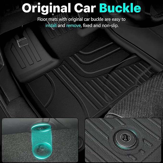 Floor Mats Compatible with Honda Pilot 8 Seats 2016-2022