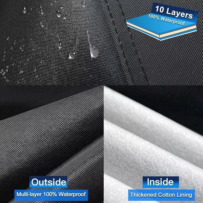 10 Layers Car Cover Custom Fit for Subaru BRZ/Toyota 86, Waterproof All Weather