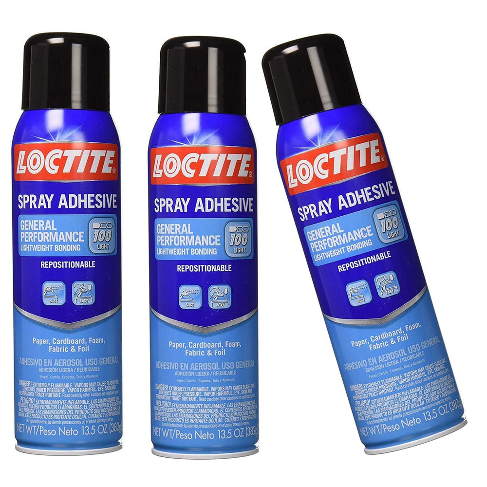 Loctite 2235316 General Performance 100 Spray Adhesive, Single, Tr 13.5 oz Tr...