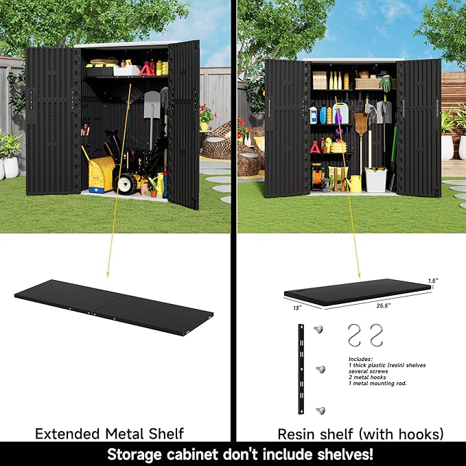 Vertical Outdoor Storage Cabinets, Plastic Sheds&Outdoor Storage