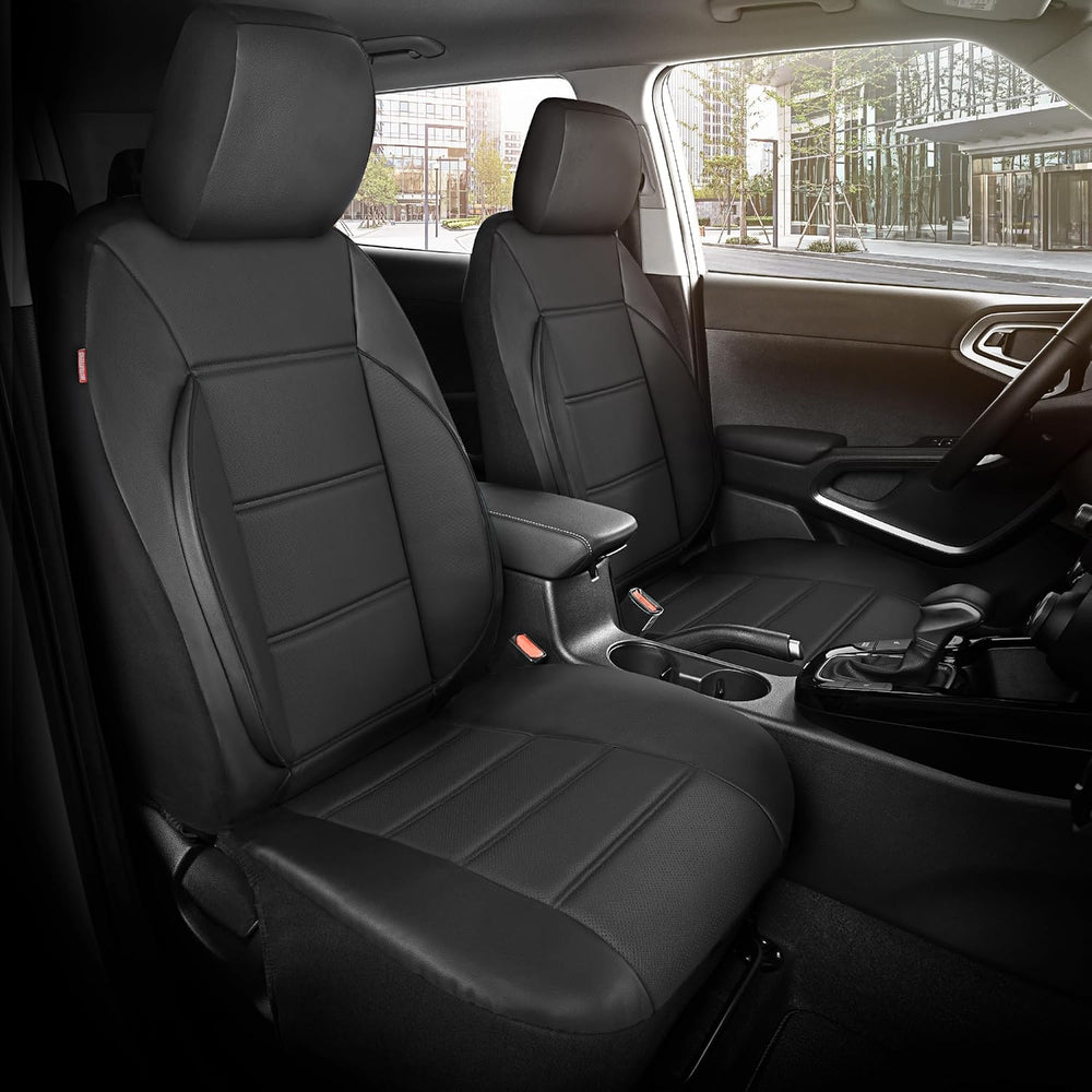 MotorBox Universal Fit Car Seat Covers for Cars Trucks & SUV - 2 Leathere...