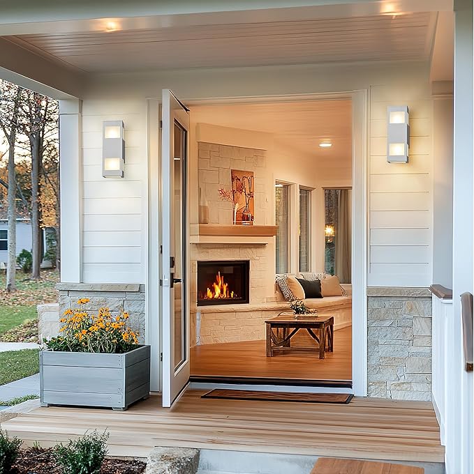 harriet Porch Lights Outdoor Modern (2 Pack)