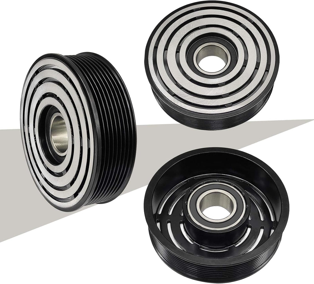 Saihisday AC Compressor Clutch Assembly Kit AC Compressor Coil Replacement fo...