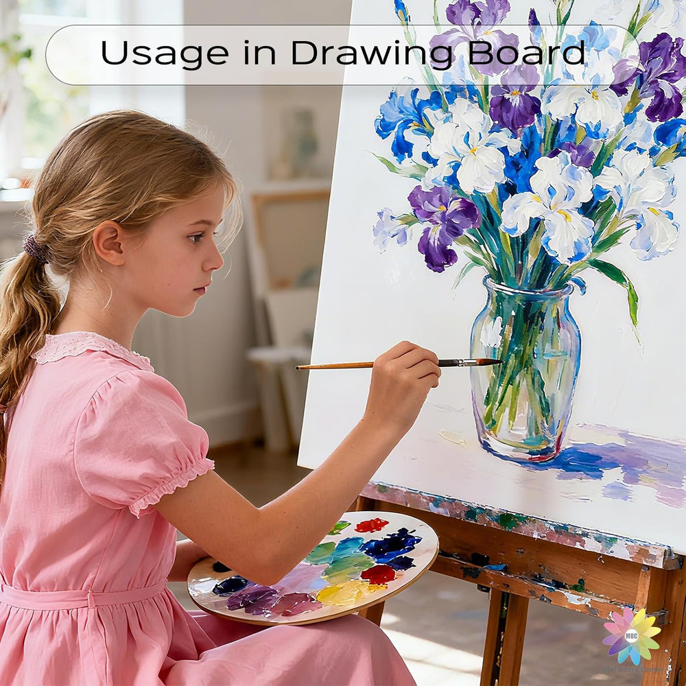 Mat Board Center 10 Pack 12x16 Self Adhesive White Foam Board 3/16" Thick