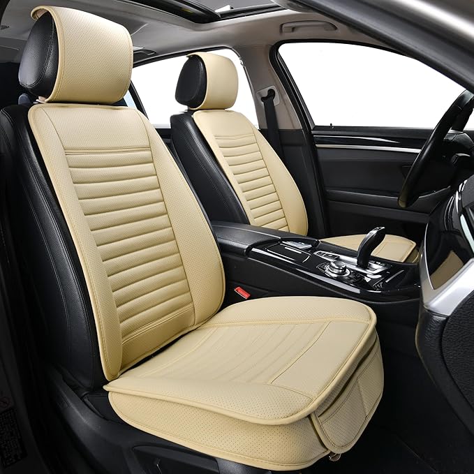 2pc Car Seat Covers, Luxury Car Protectors, Universal Anti-Slip Driver Seat