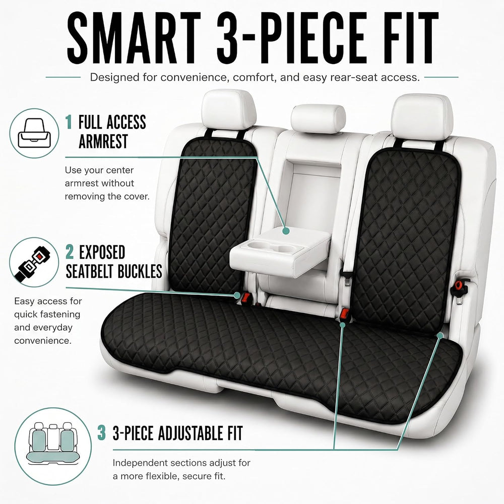 FH Group Car Seat Cushion Neosupreme Automotive Seat Cushions - Universal Fit...
