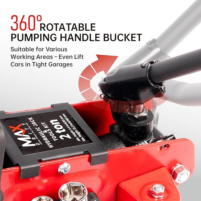 2-Ton Hydraulic Low Profile Trolley Garage Service/Floor Jack