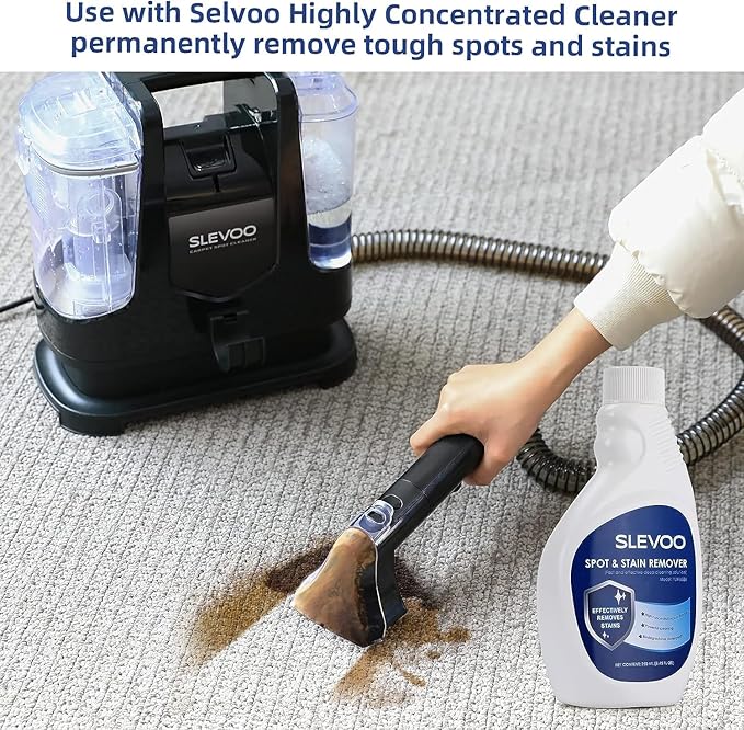 Carpet Cleaner Machine 10.5Kpa Strong Suction, 400W Powerful Motor, Portable