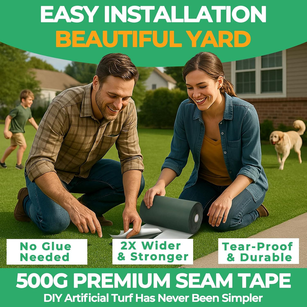 4" x 33ft Double-Sided Turf Tape 500g Adhesive for Hard Surfaces