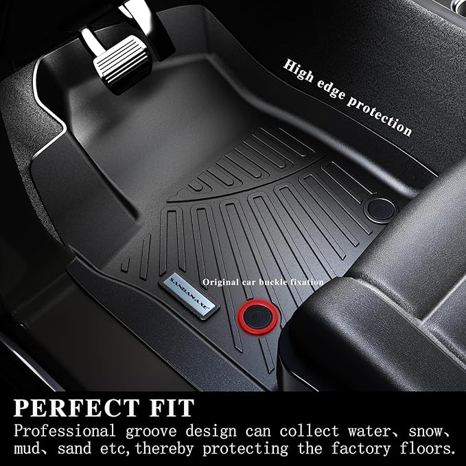 Floor Mats for 2007-2013 Chevy Silverado & GMC Sierra 1500 Crew Cab 2007-...