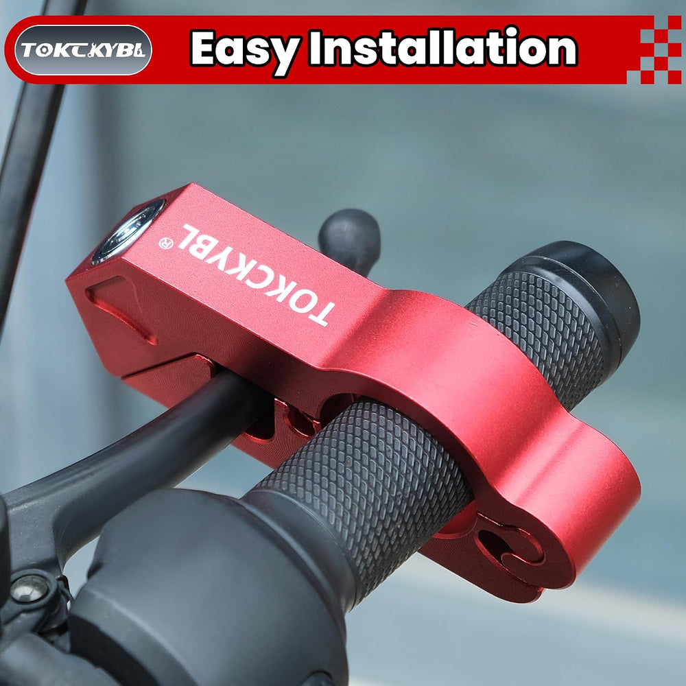 Upgrade Motorcycle Lock with 2 Heavy Duty Anti Theft Helmet