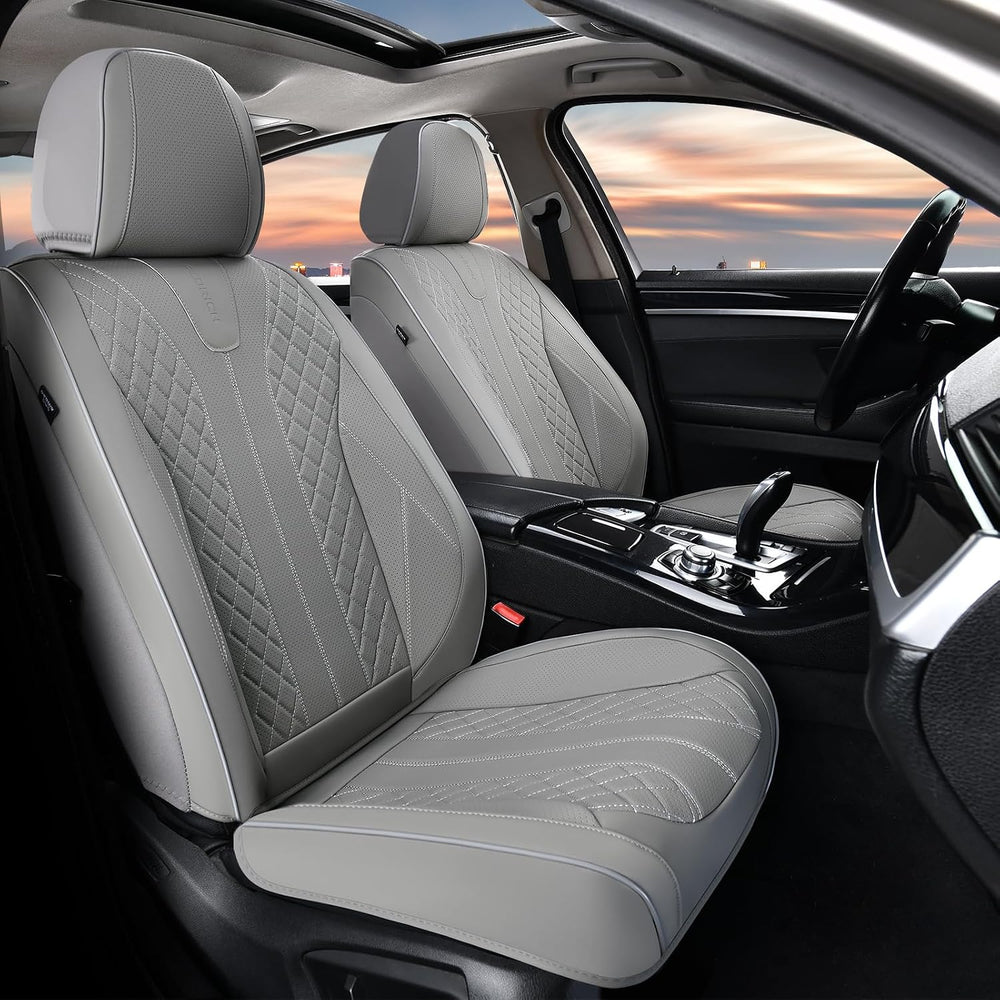 Car Seat Covers Full Set Leather Seat Cover for Cars Full Coverage Seat Cover...