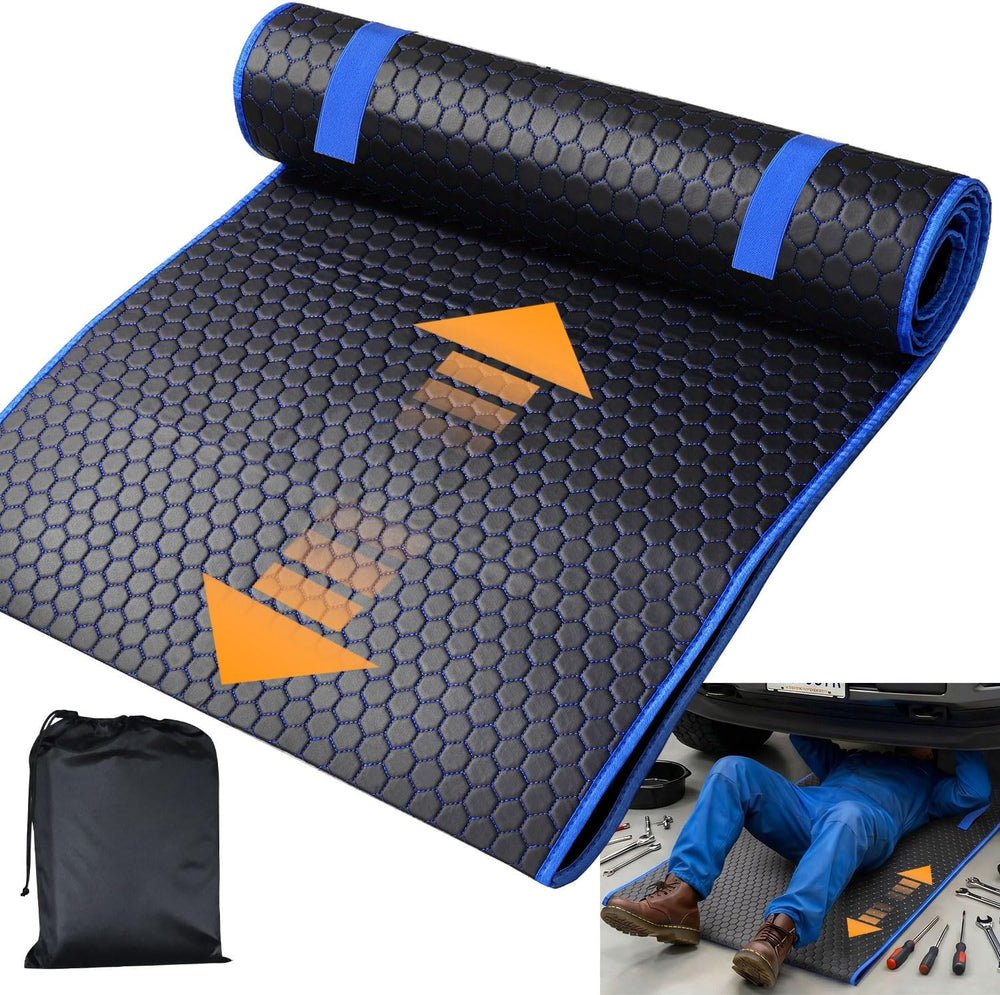 Magic Rolling Creeper Mat Portable Mechanics Mat | for Low Clearance, Slide U...