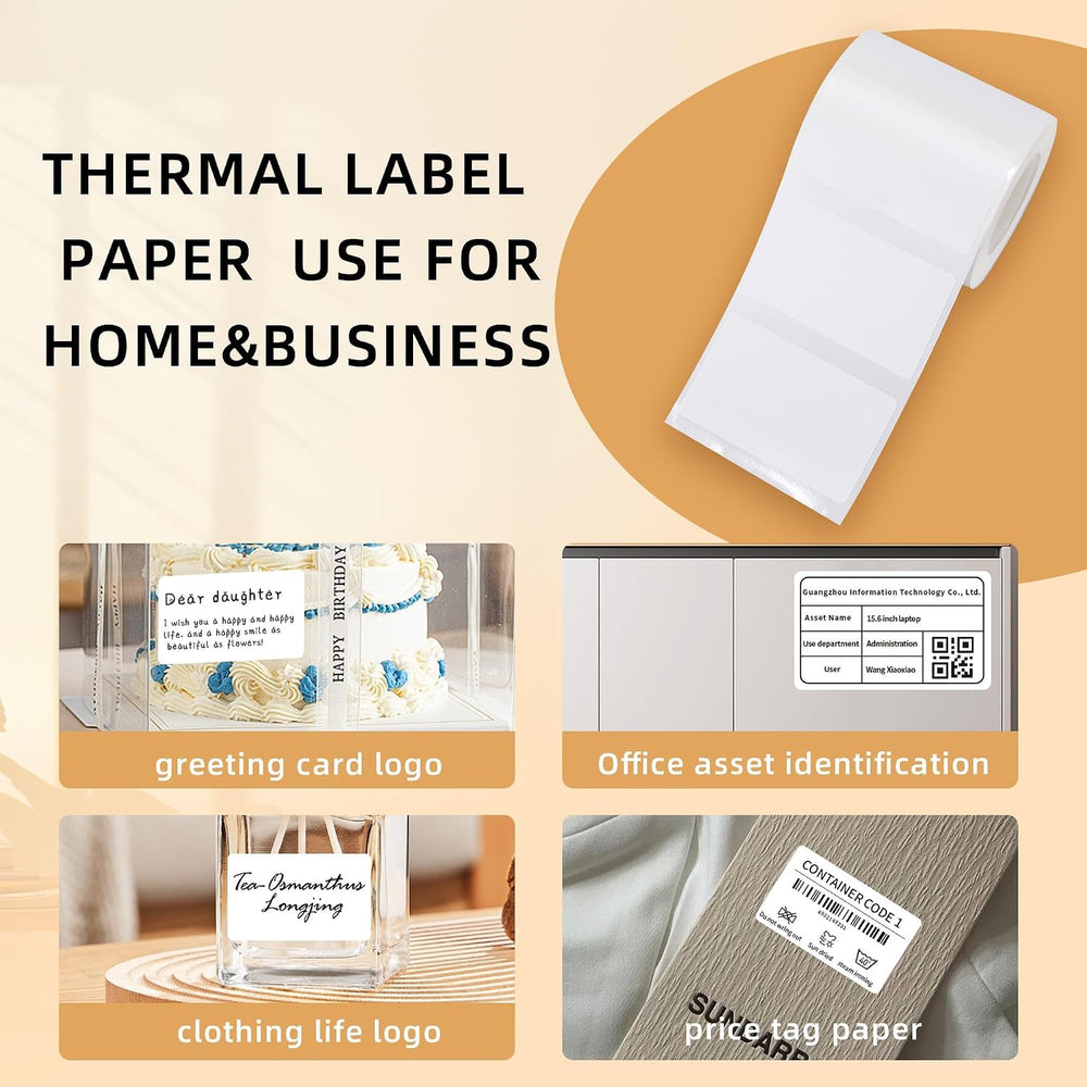 Thermal Labels Maker Tapes for B21/B3S/B1 Printer,1.91" X 1.18" (50...