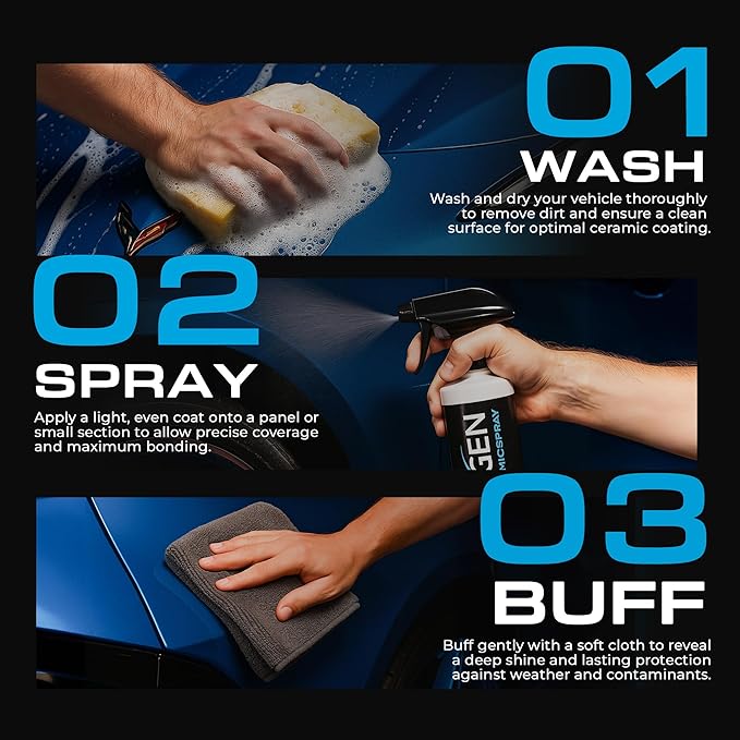 Nexgen Ceramic Spray Silicon Dioxide — Easy to Apply, Ceramic Coating Spray —