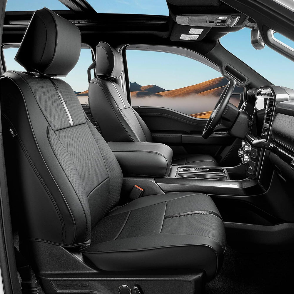 for Ford F150 Seat Covers 2015-2023 2024 2025 2026 (Only Front Seat Covers), ...