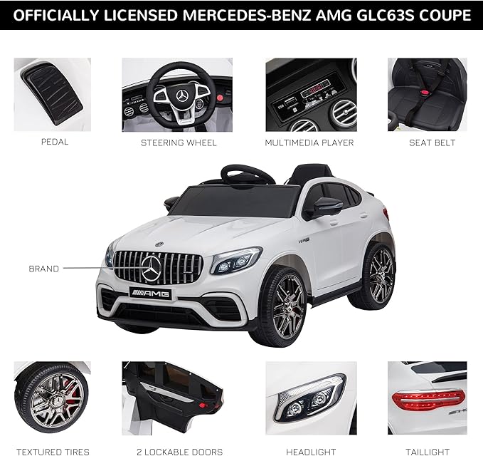 Aosom 12V Toddler Ride On Car