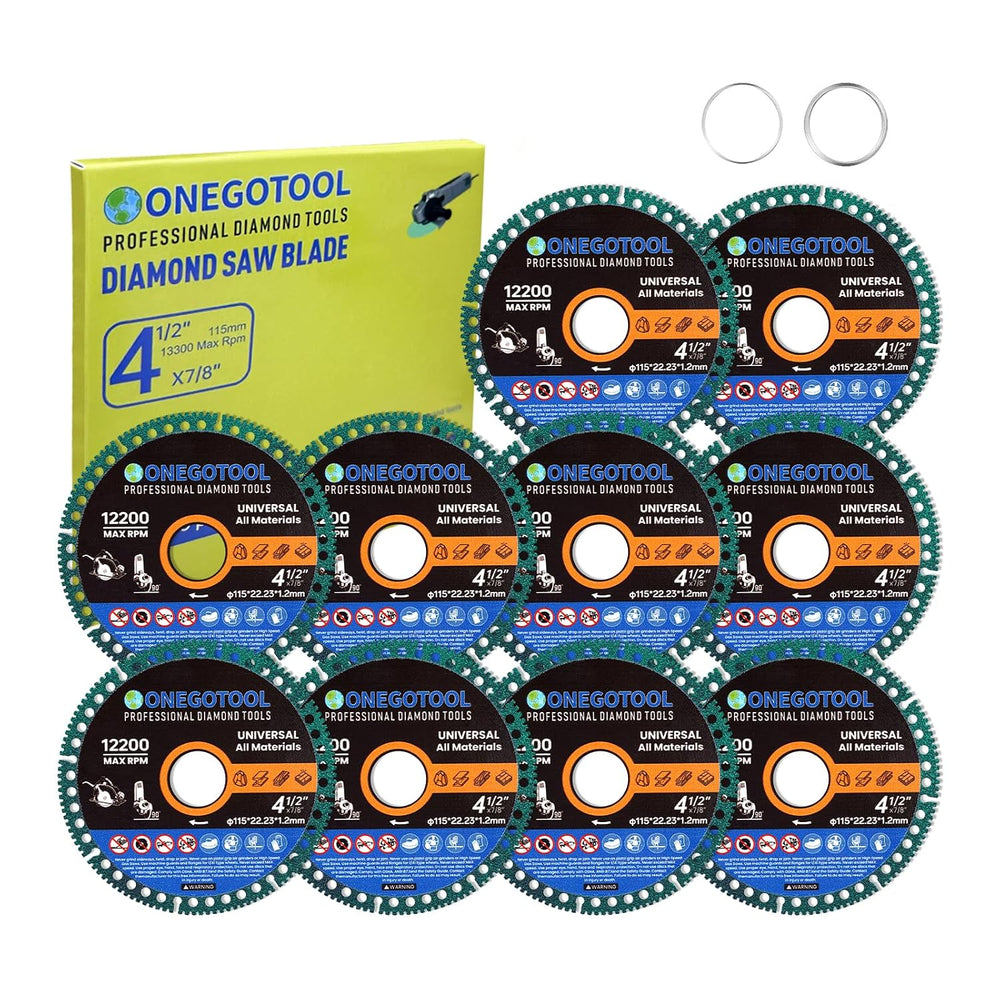 4-1/2 inch Indestructible Cutting Discs for Angle Grinder 7/8" Blades Cu...