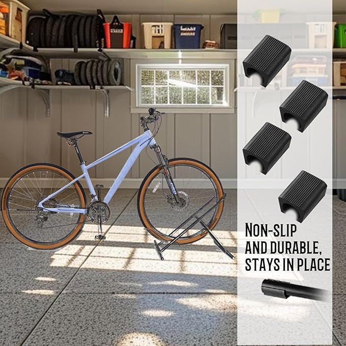Folding Bike Floor Stand Rack, Portable Storage Bicycle Parking Rack