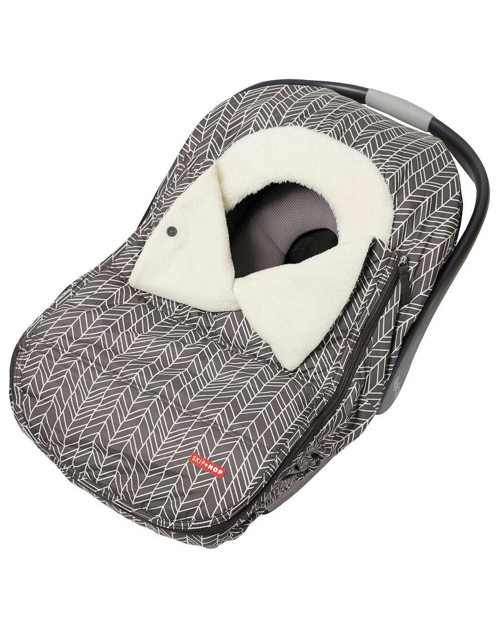 Skip Hop Winter Car Seat Cover, Stroll & Go, Grey Feather