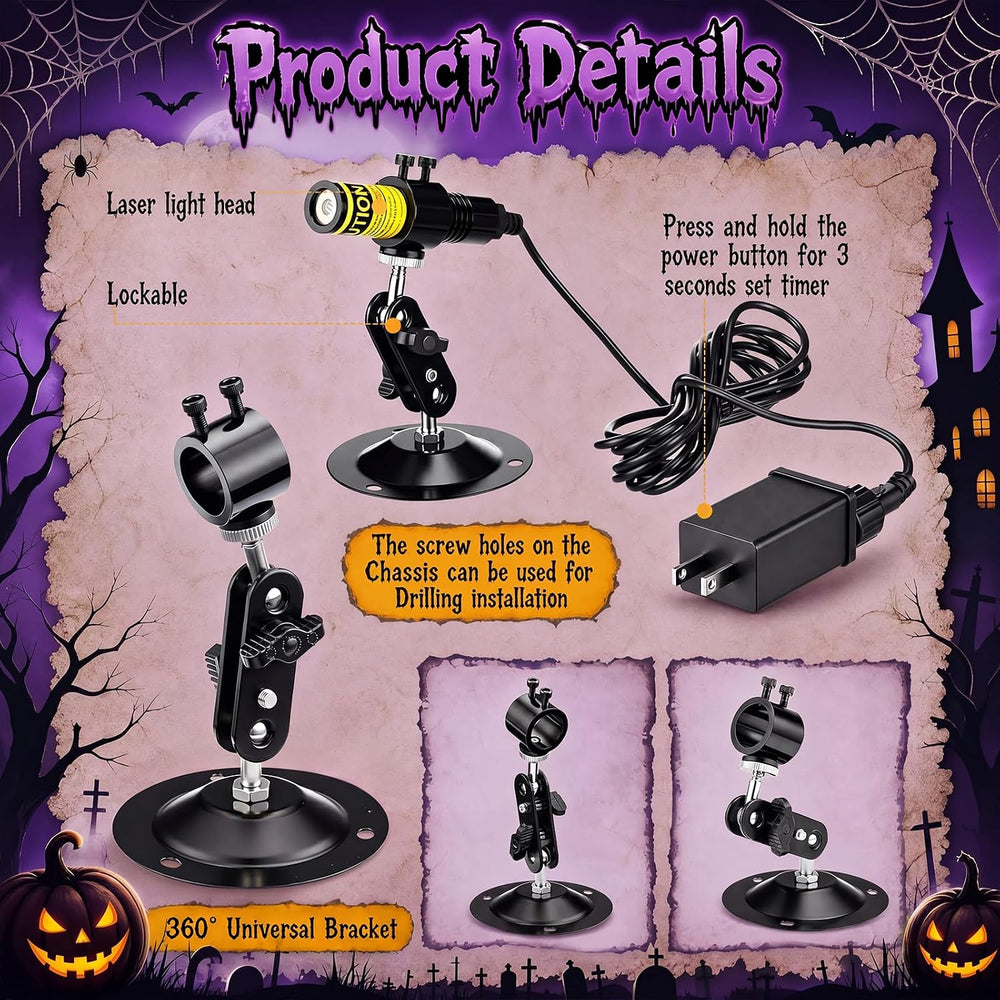 1 Pack Purple Laser Halloween Module Generator with Timer