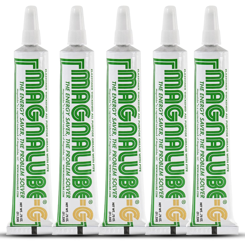 Magnalube-G All-Purpose PTFE Grease, Waterproof - 0.75 oz Tube, 5 Pack