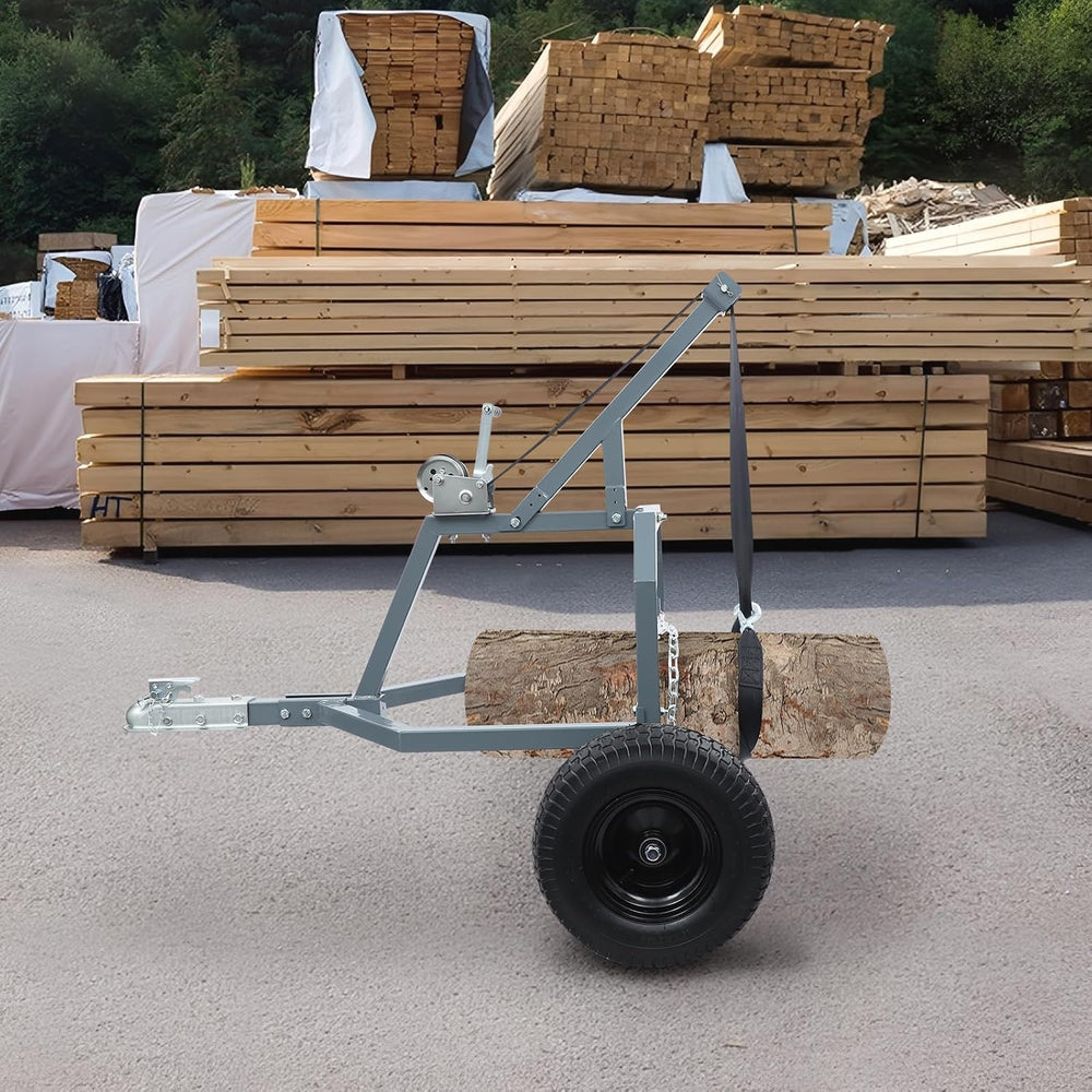 Log Skidding Arch, 24in Diameter 1600lbs Capacity ATV Trailer, Ball-Type Trai...
