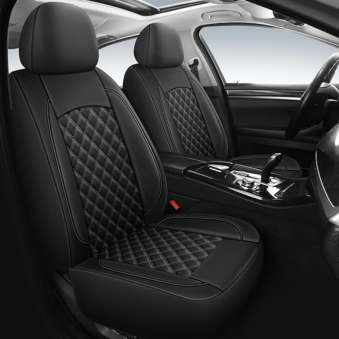 Leather Car Seat Covers, Breathable and Waterproof Napa Leather Automotive Seat