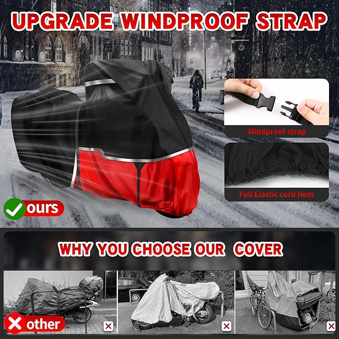 420D Waterproof Motorcycle Cover Replace
