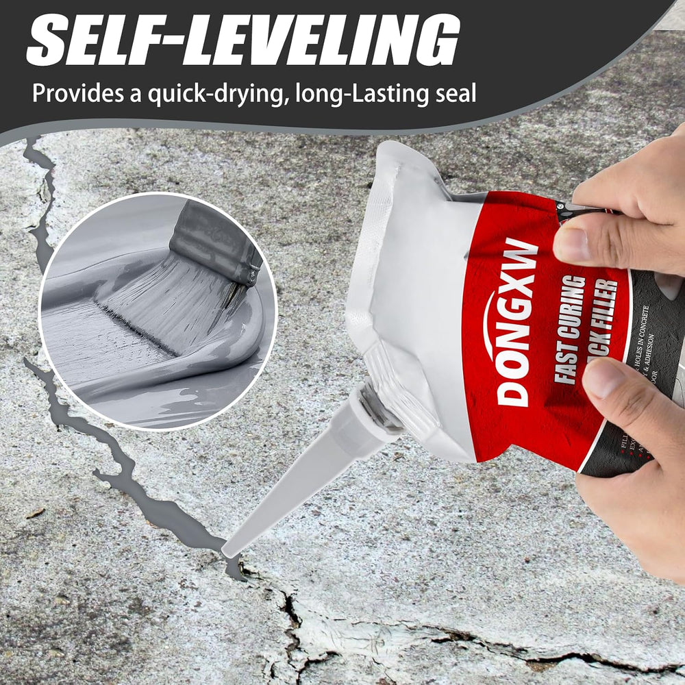 Concrete Crack Filler 5Pcs – Quick-Drying Waterproof Cement Crack Filler Repa...