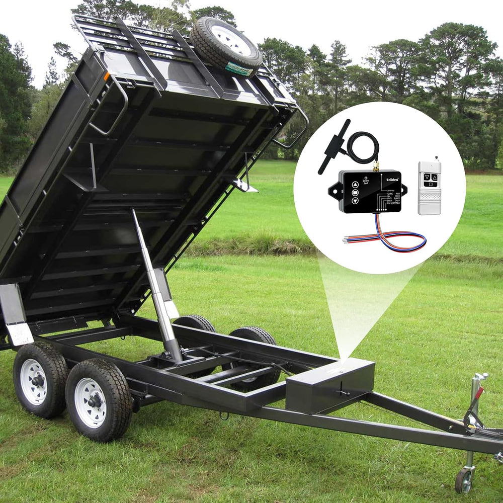 briidea Wireless Dump Trailer Remote Control – Compatible with 3-Wire & 4...