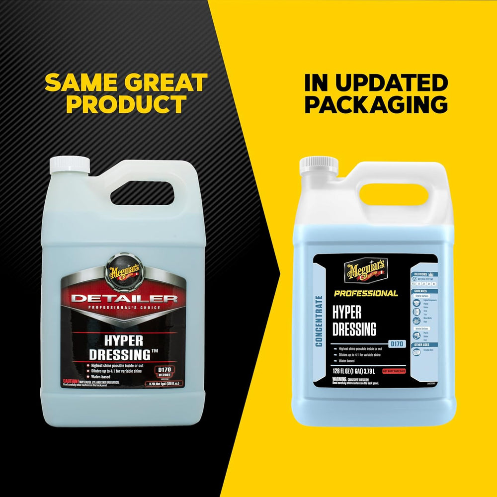 Meguiar's D17001 Hyper Dressing -1 Gallon â€“ Give Your Carâ€™s Trim Piec...