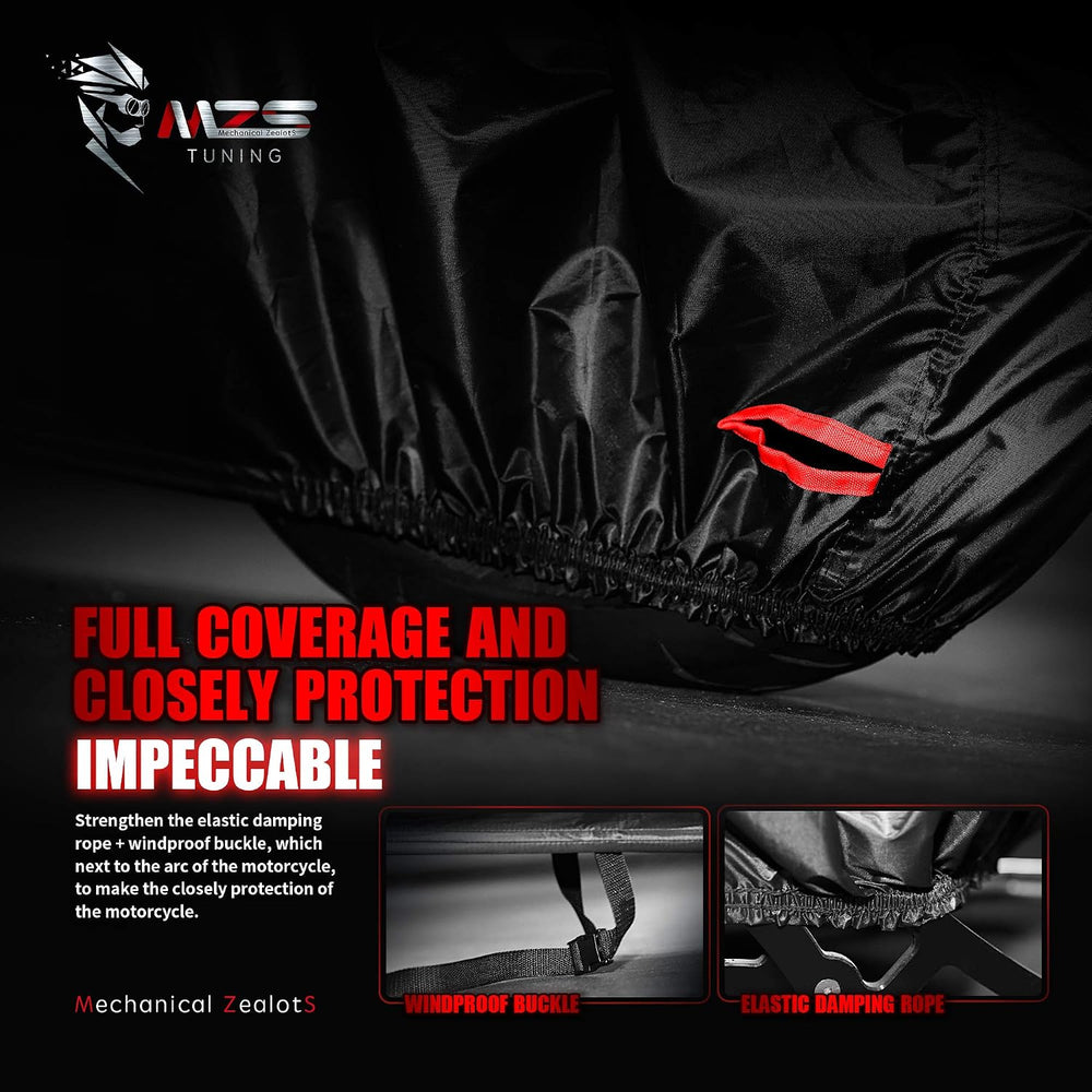 MZS Motorcycle Cover Waterproof Outdoor Compatible With XR1200X XG750A SCL500...