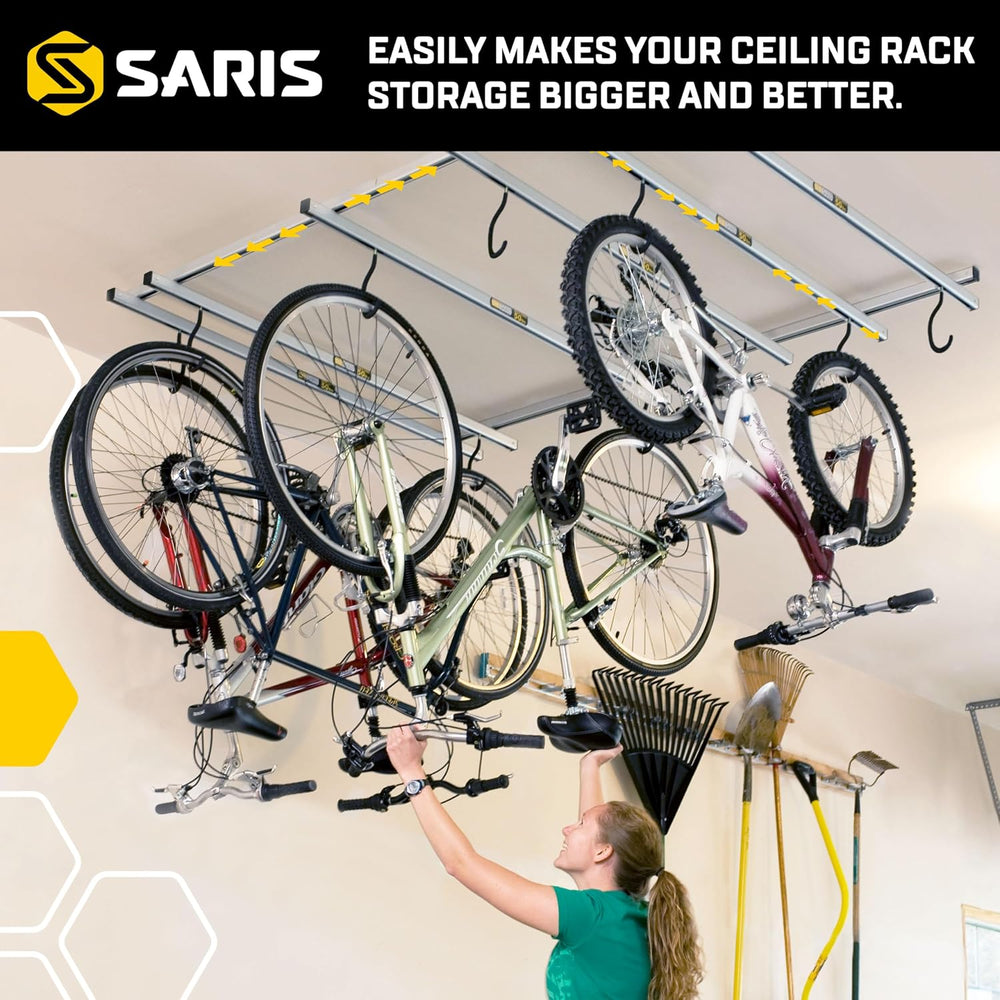 Saris Bike Storage, Cycle Glide Home Bicycle Parking, Ceiling Rack and Add-on...