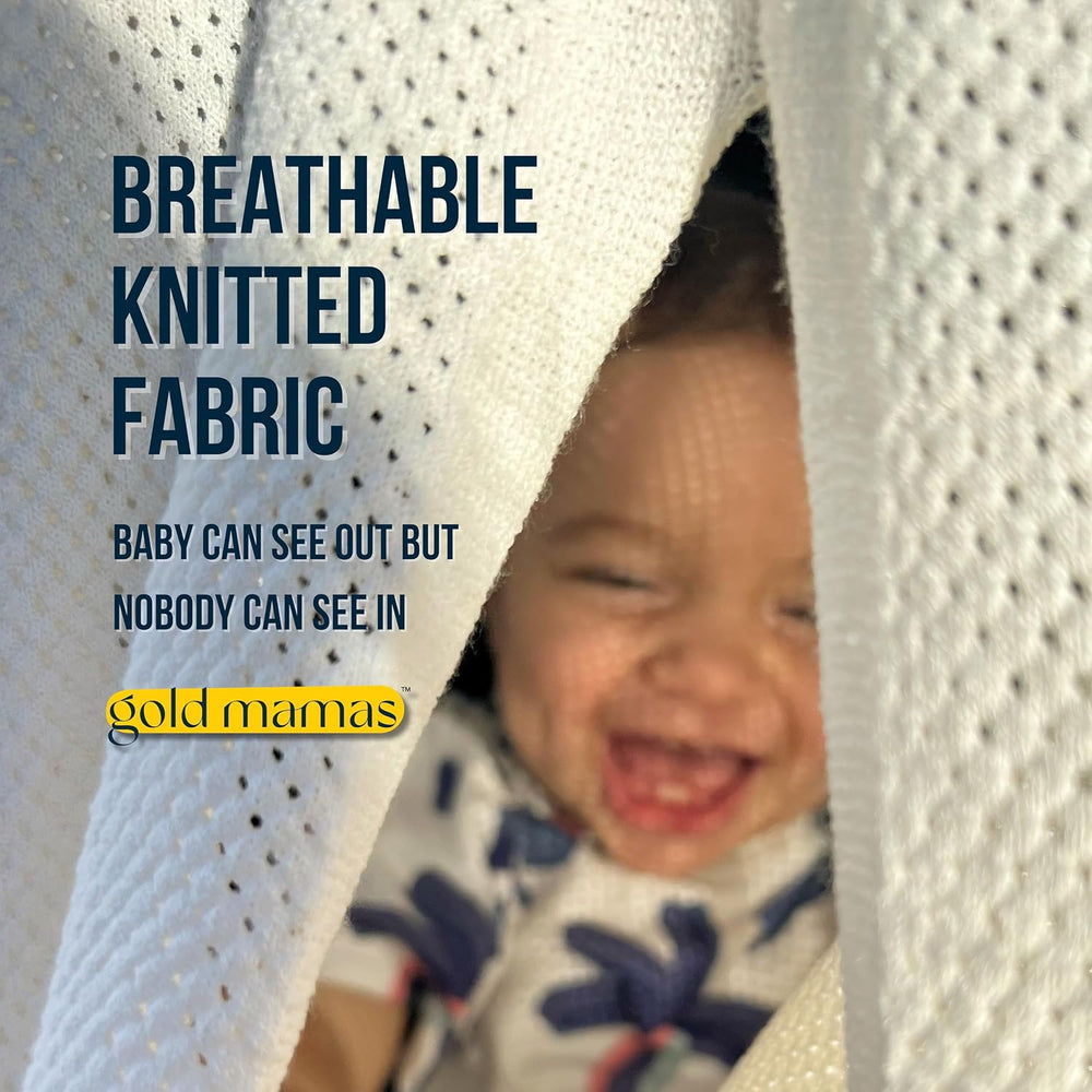 Gold Mamas Breathable Nursing Cover for Breastfeeding