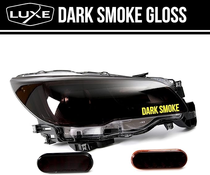 Luxe LightWrap Dark Smoke Universal Headlight Tint Light Tail Kit