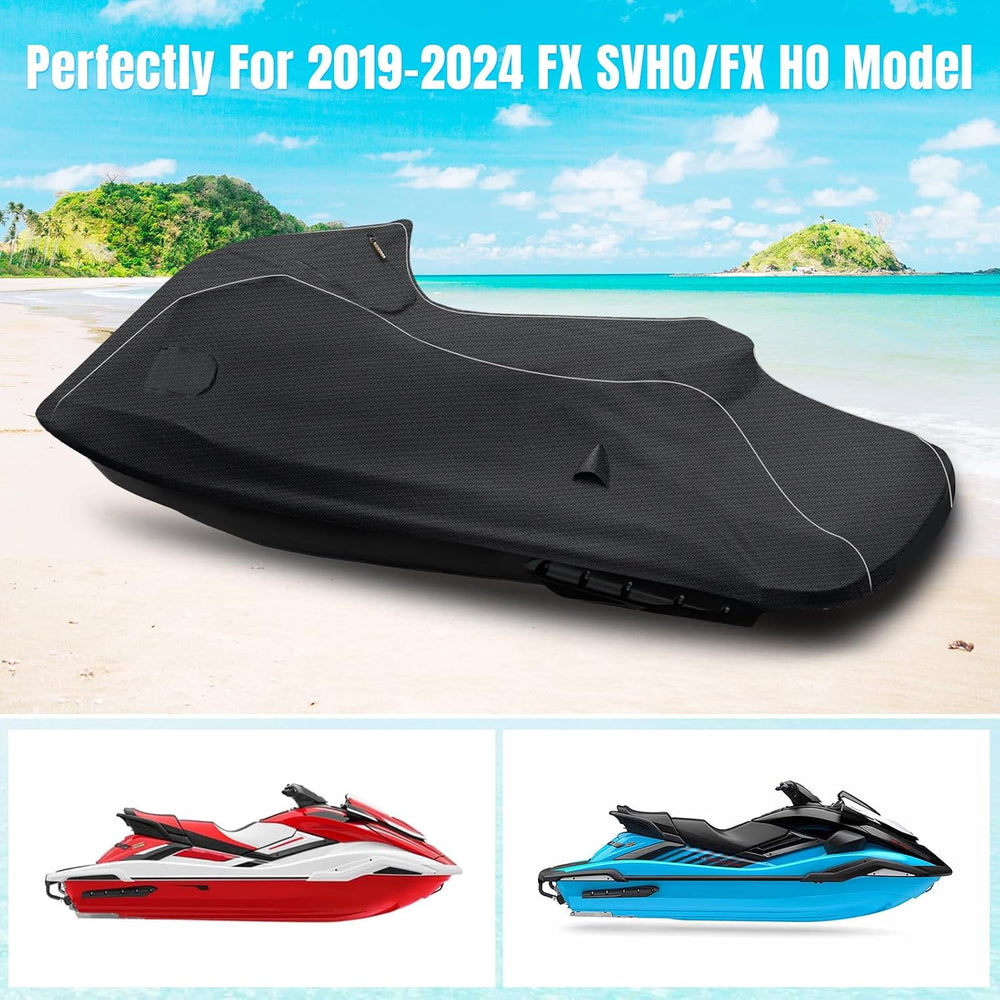 Waterproof Jet Ski Cover for Yamaha 2019-2025 FX SVHO/FX HO OEM Model | 600D ...