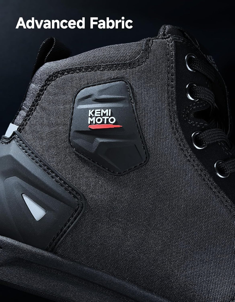 KEMIMOTO Motorcycle Shoes for Men Thick Heel Protection Layer