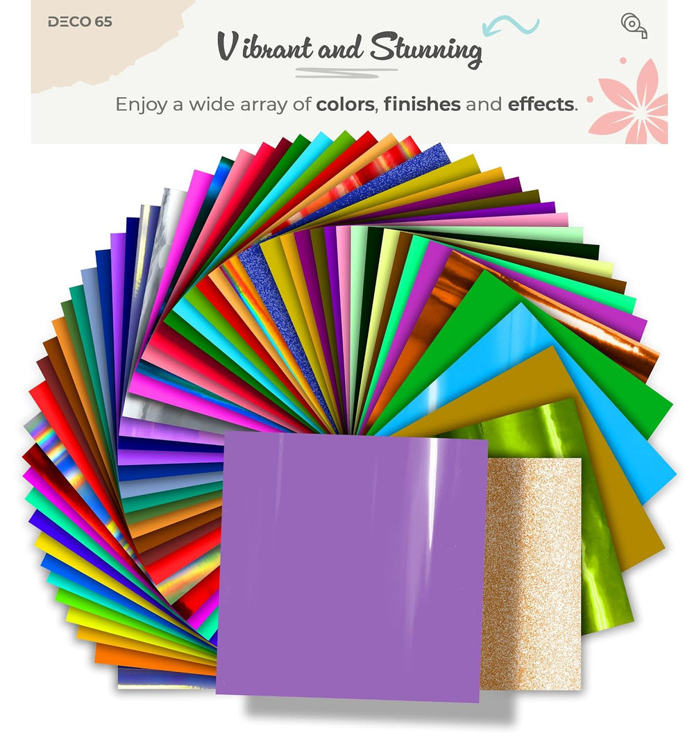 VViViD DECO65 Lavender Gloss Permanent Adhesive Craft Vinyl (12" x 100ft)