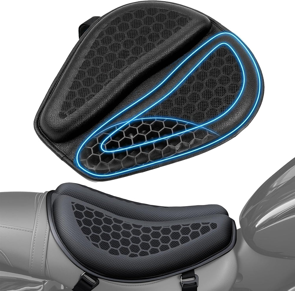 Motorcycle Seat Cushion 3D Honeycomb Motorcycle Gel Seat Cushion Petal Shape ...