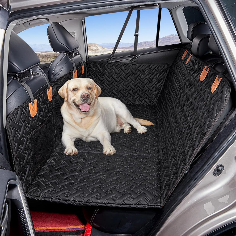 MAXFUT Dog Car Seat Cover for Back Seat,Back Seat Extender for Dogs