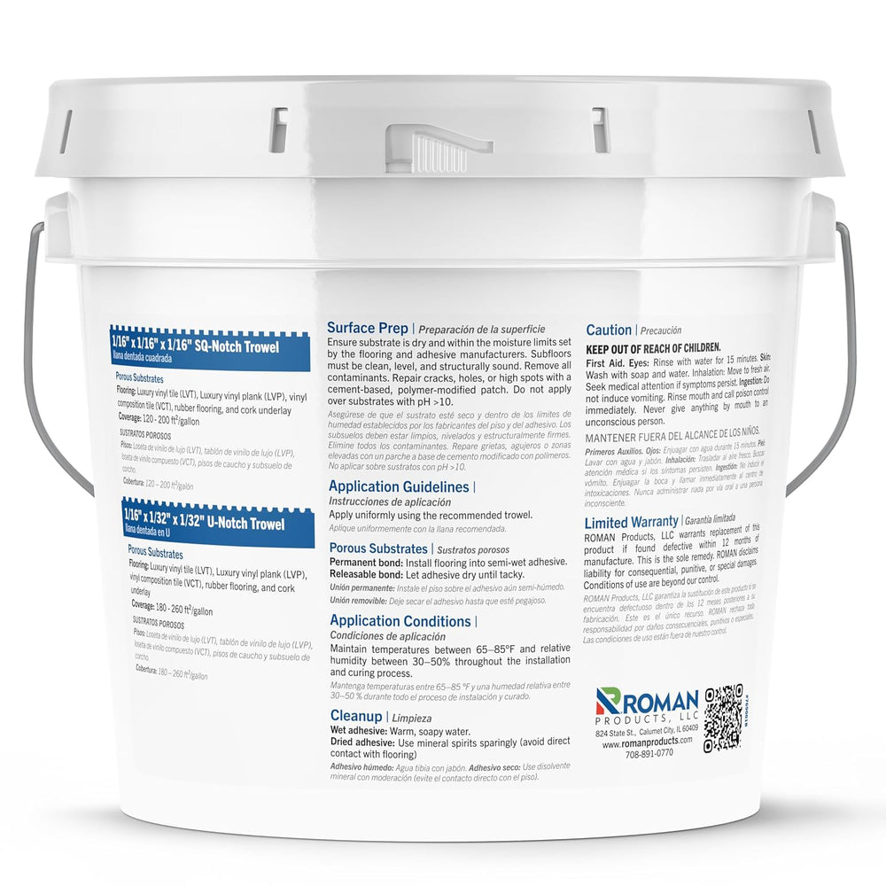 ROMAN PRO-690 Pressure Sensitive Flooring Adhesive – 1-Gallon