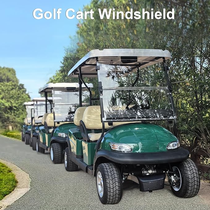 Upgraded Club Car Precedent Windshield, Golf Cart Windshield