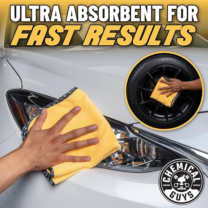 Chemical Guys MIC_506_12 Professional Grade Premium Microfiber Towels, Home (...